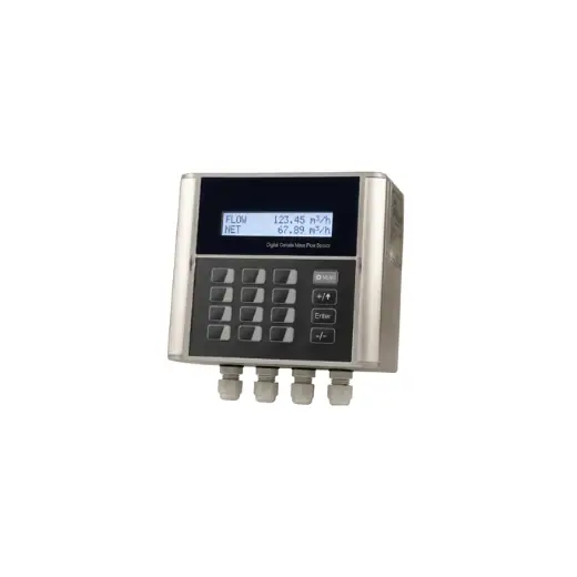 UFM-1510 ultrasonic flowmeter with transmitter and clamp-on transducers