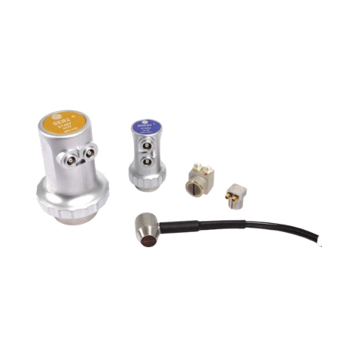 Dual element contact transducer for ultrasonic NDT inspection