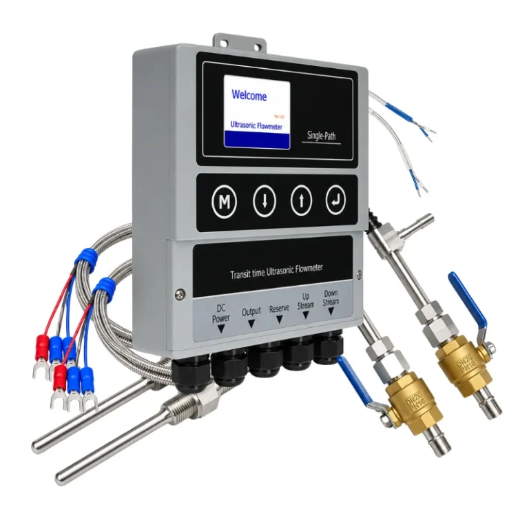 BBUEM-F fixed ultrasonic heating and cooling energy meter with clamp-on sensors