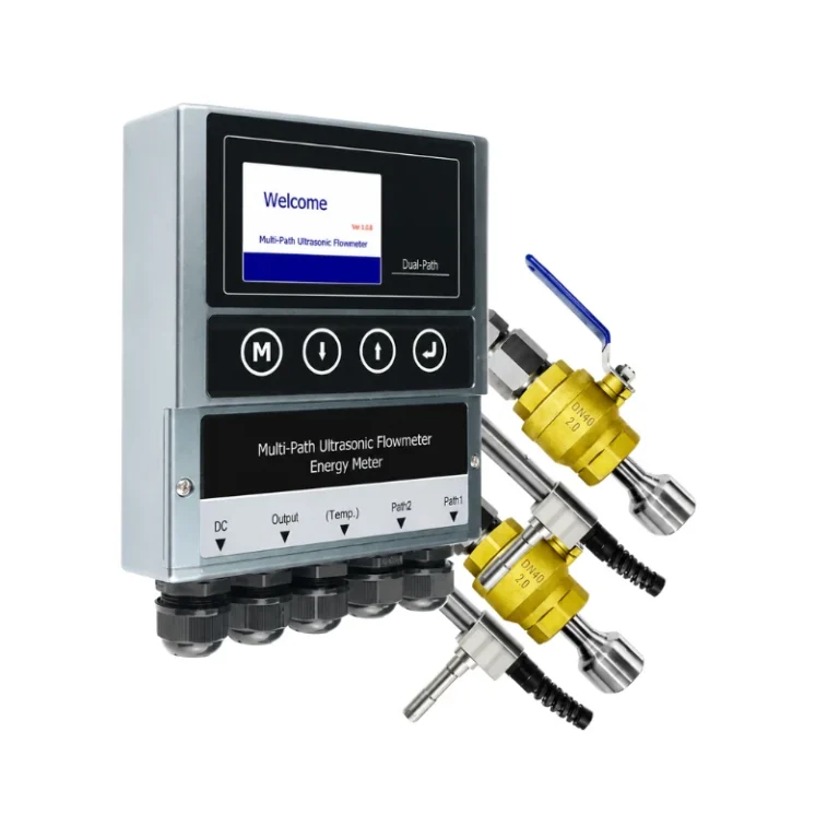 BBUFM-DP fixed dual-path clamp-on ultrasonic liquid flow meter