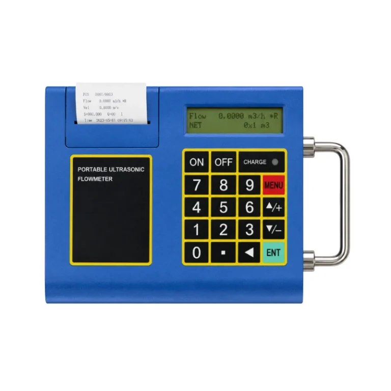 BBUFM-PR portable ultrasonic flow meter with built-in thermal printer