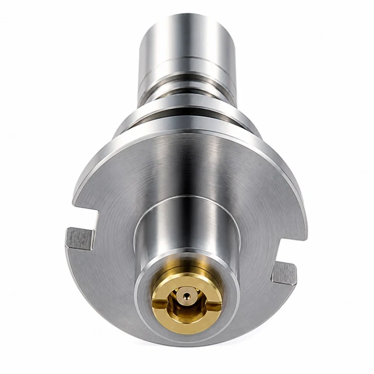 Transductor ultrasónico de viento BBFM-V205K con brida circular mecanizada y conexión central