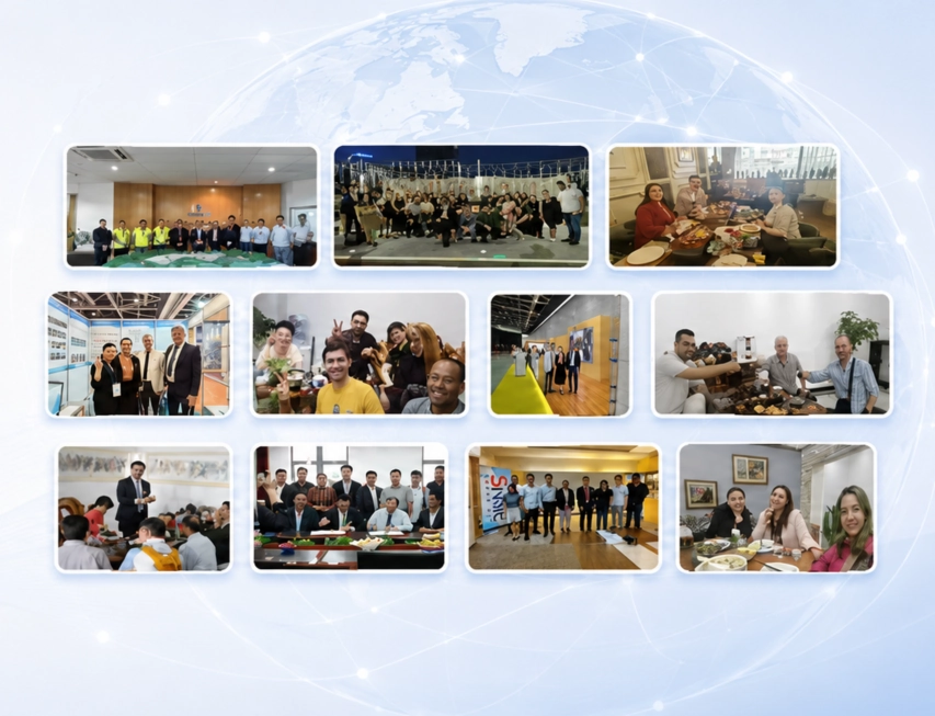 Customer visits, exhibitions and global partnerships