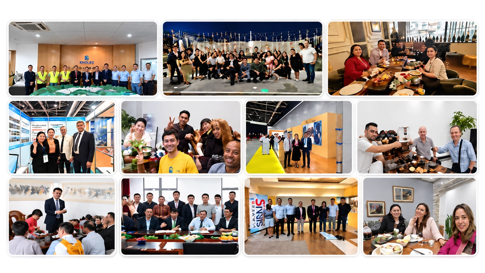 Customer visits, exhibitions and global partnerships